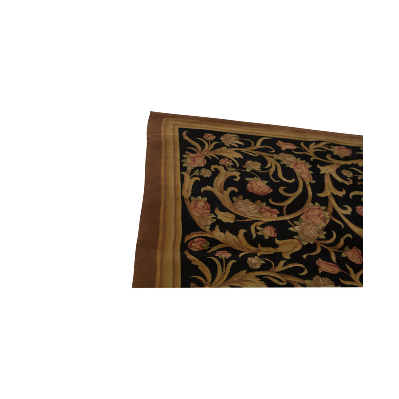 Wool Floral Indoor Rug