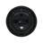 QXA787KLH Wall Clock, Metallic Black-60117019