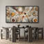 "Neutral Toned Feast Celebration", très grandes photos, impression sur toile encadrée-120284298-120284297
