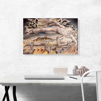 " Job's Evil Dreams " by William Blake Painting Print