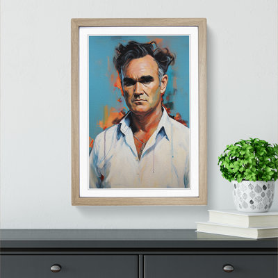 XYZ-FRM-V1223-4553 Morrissey Contemporary - Single Picture Frame Print on Wood
