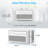 12,000 BTU Window Air Conditioner with Inverter & Wi-Fi Control , Timer, 6 Modes, for Home/Office/Dorm
