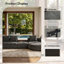 Canapé modulaire 3 pièces rembourré gris foncé, entièrement en mousse comprimé, sans assemblage requis-1147506912