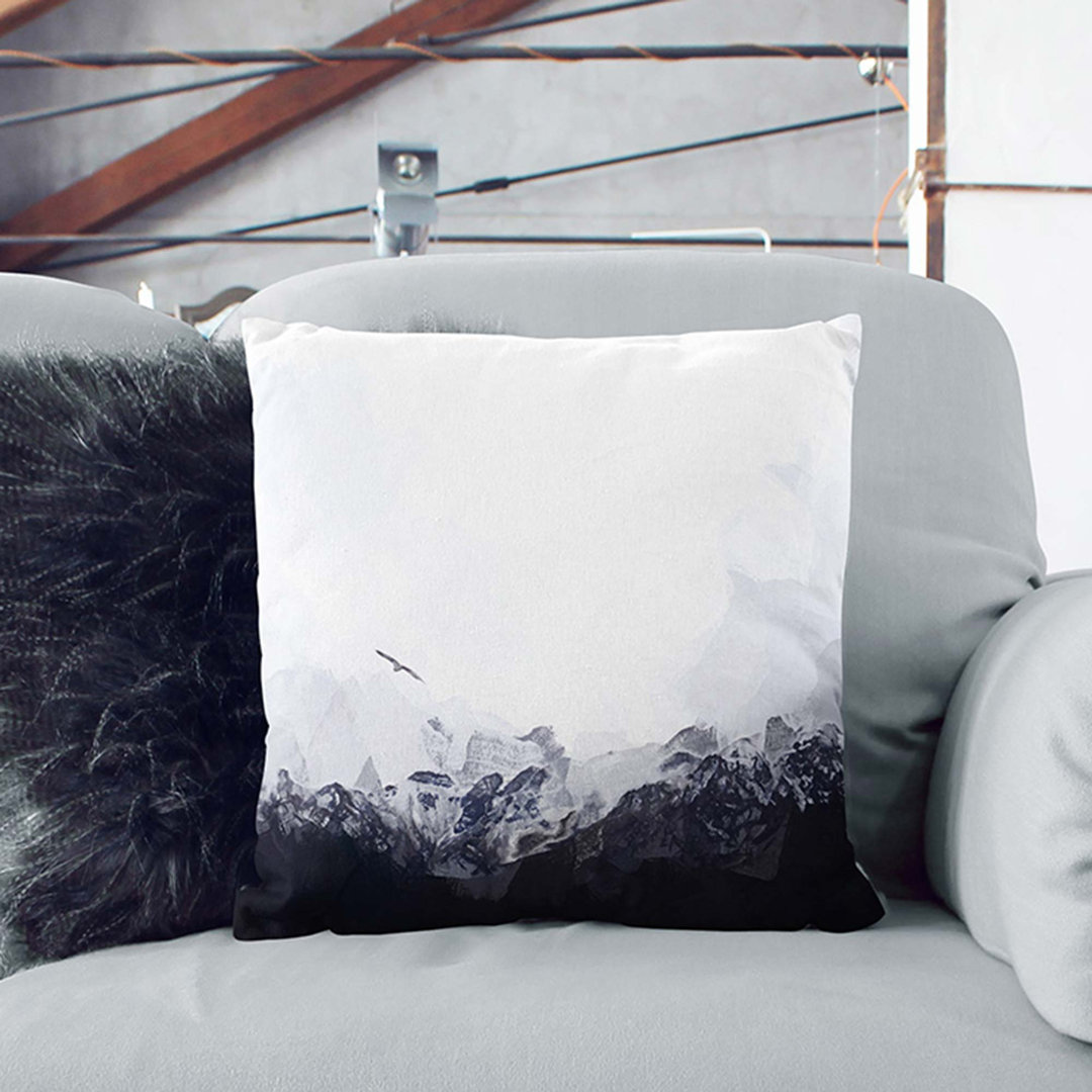 Eagle Flying over Colca Canyon Cushion with Filling