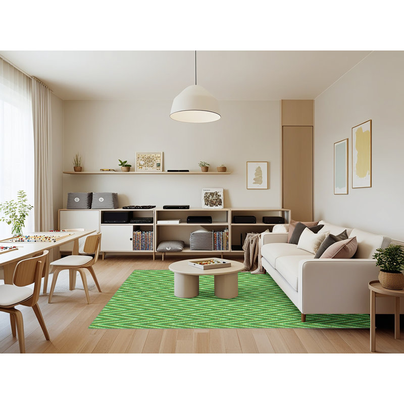 Washable Indoor Rug, Rectangle 7' x 9'