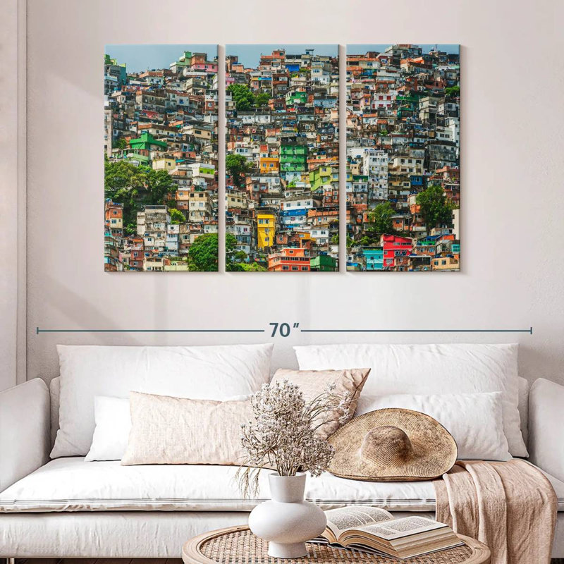 Lilie Rocinha Favela, H 32 po x l 50 po