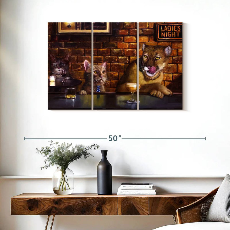 Ketti On The Prowl, 24" H x 38" W
