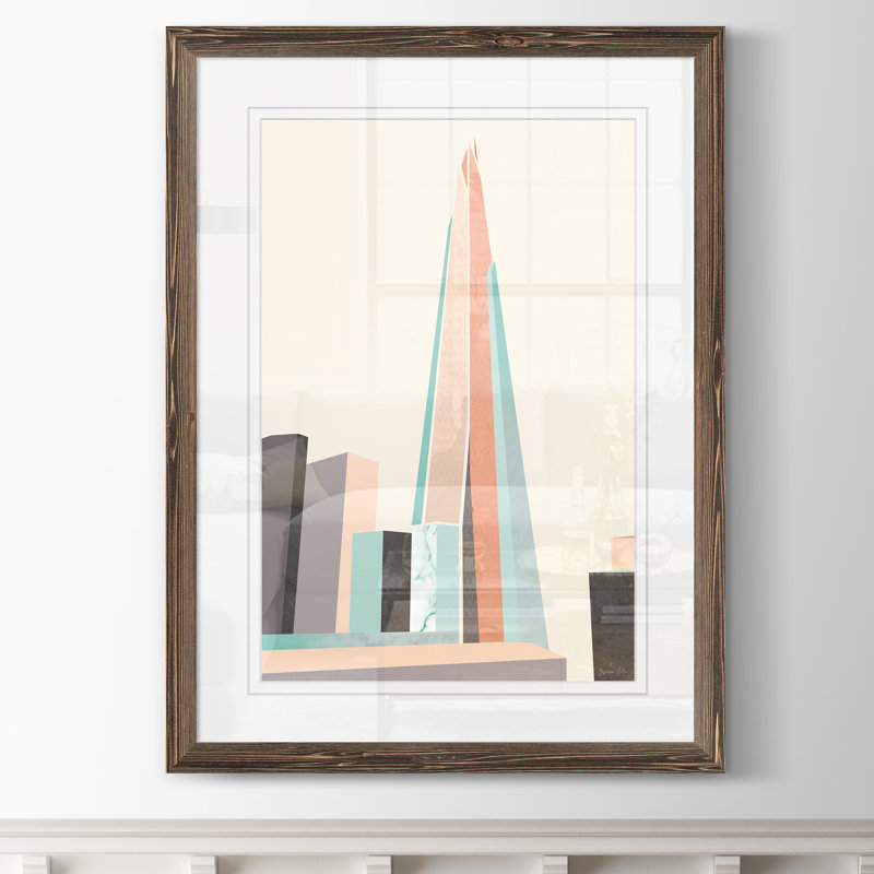 « graphicing architecture i » par paul cezanne-photo-cadre, reproduction d’art, H 44 po x l 32 po x P 1,25 po