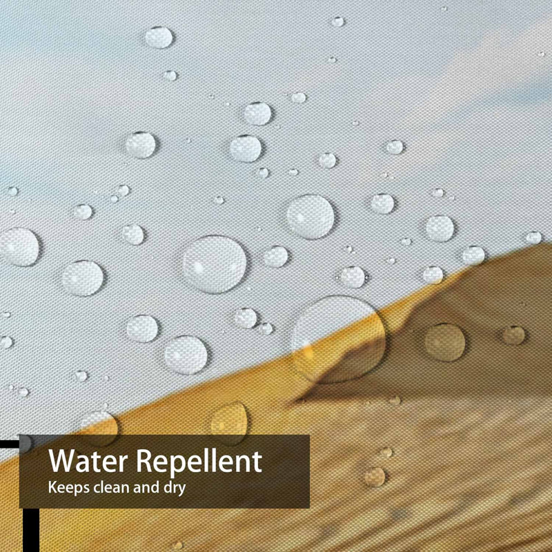Rideau de douche India Desert Sand Landscape, L 72 po x l 78 po