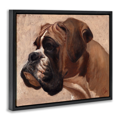 «Boxer Dog Neutral Portrait» par Thomas Fluharty