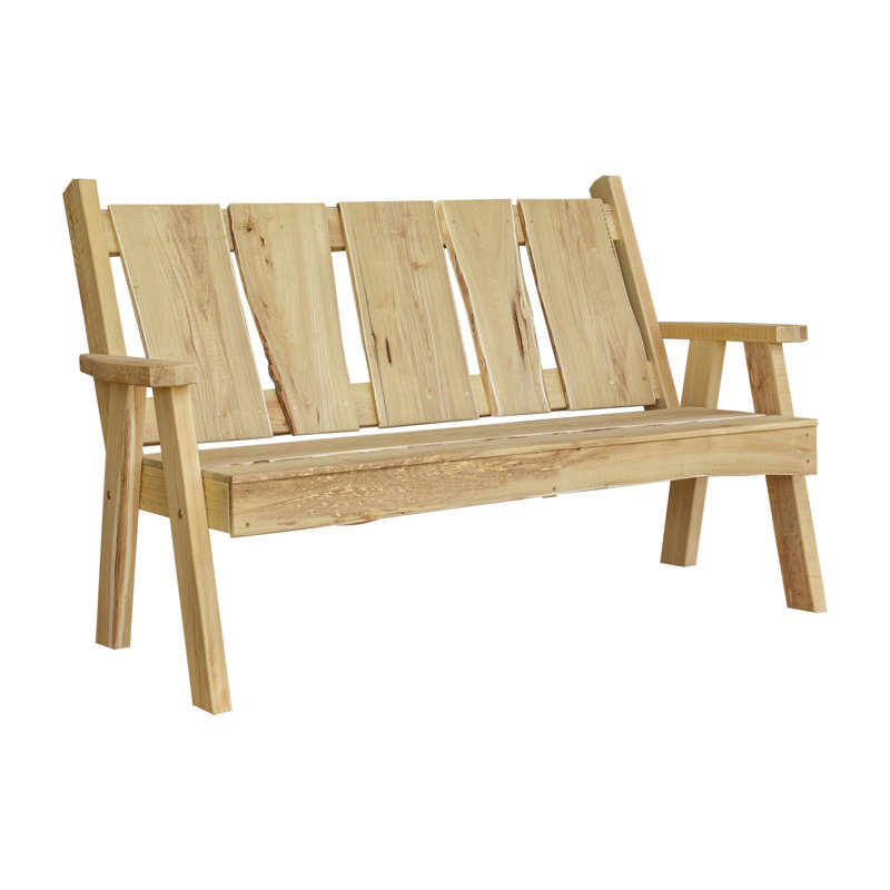 Banc de jardin en bois Lucille Timberland, Teinture sans finition