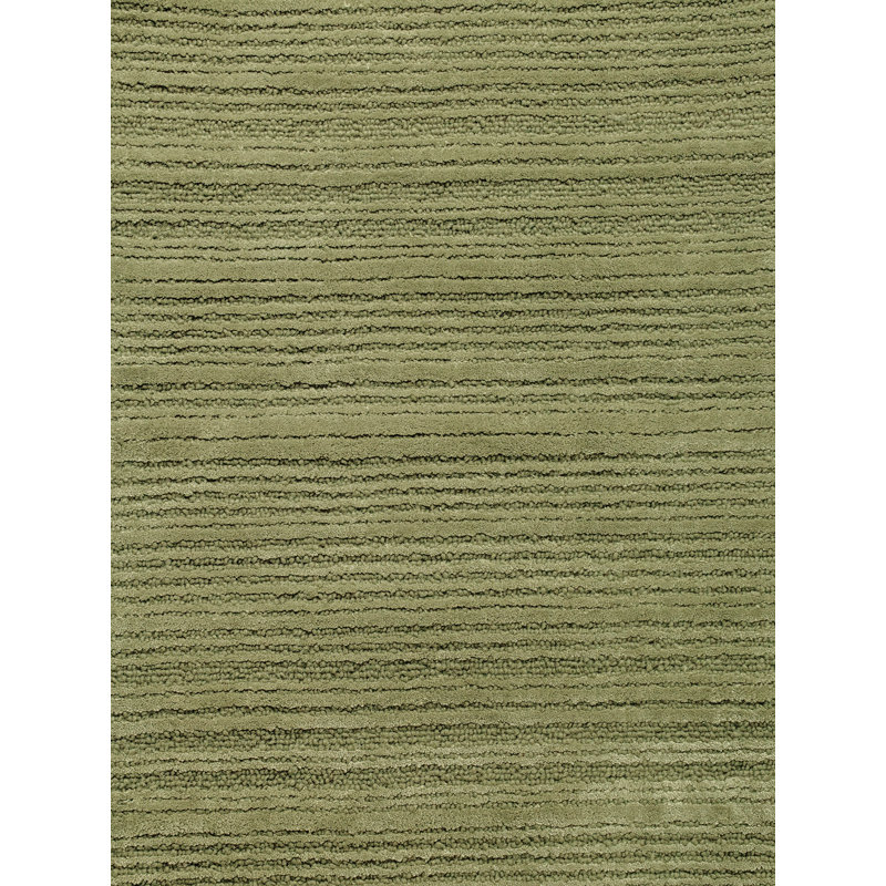 Nayash Collection Hand Tufted Area Rug, Rectangle  9 X 12 (FT), Green