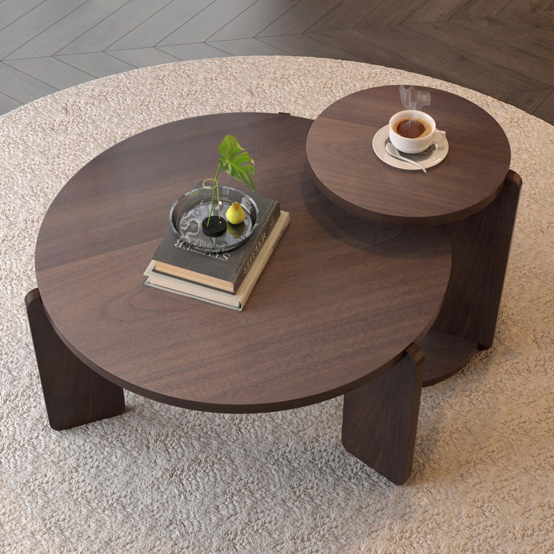 Table d'appoint 32,68 po, Noyer