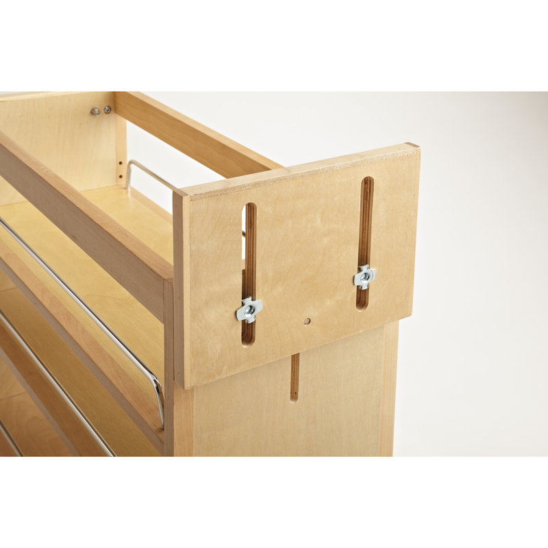 Rangement à ustensiles pour armoire à bois avec fermeture en douceur, L 11,75 po