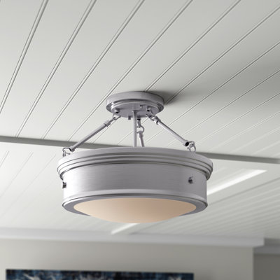 Rafelita Glass Semi Flush Mount