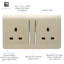 Trendi Switch 2 Gang Long Switched Plug Socket-86175280