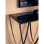 Demars 140cm Glass Top Console Table
