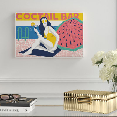 " Cocktail Bar " Graphic Art Painting