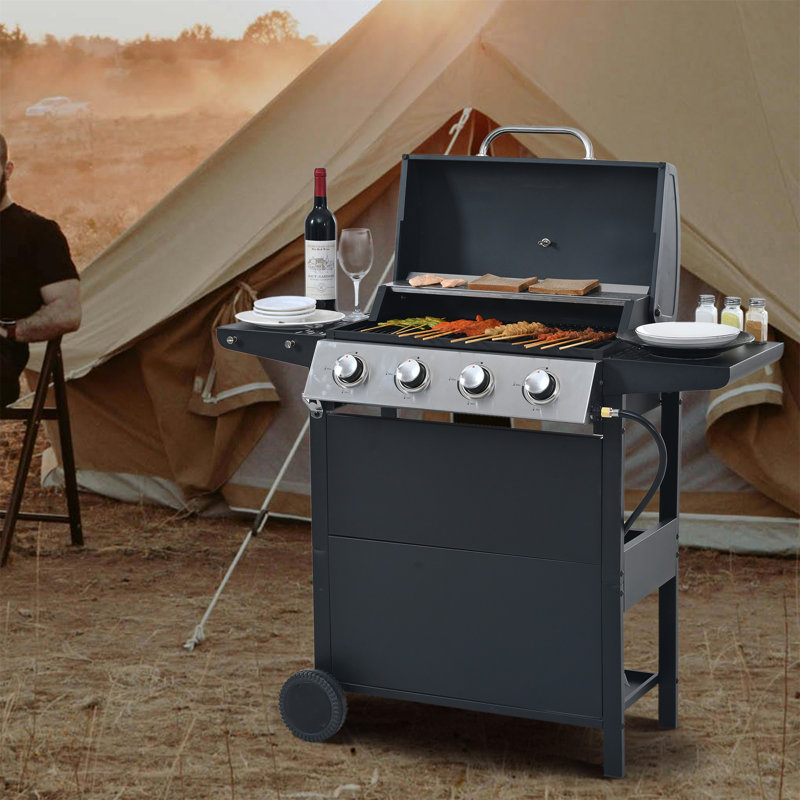 Barbecue au gaz propane 4 brûleurs