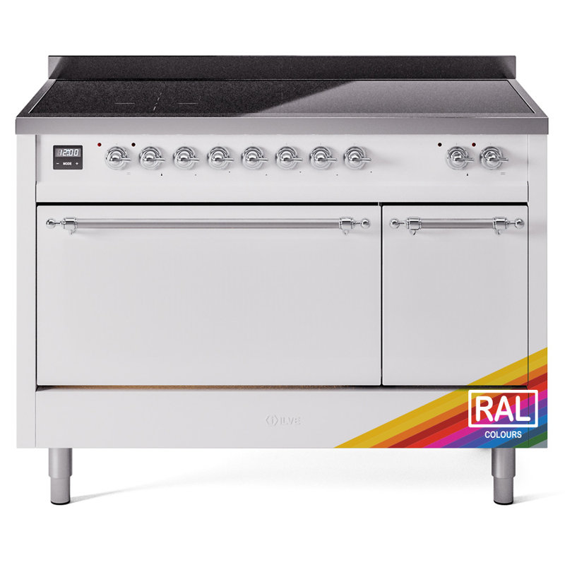 ILVE Nostalgie II 48 in Induction Range, RAL/Chrome