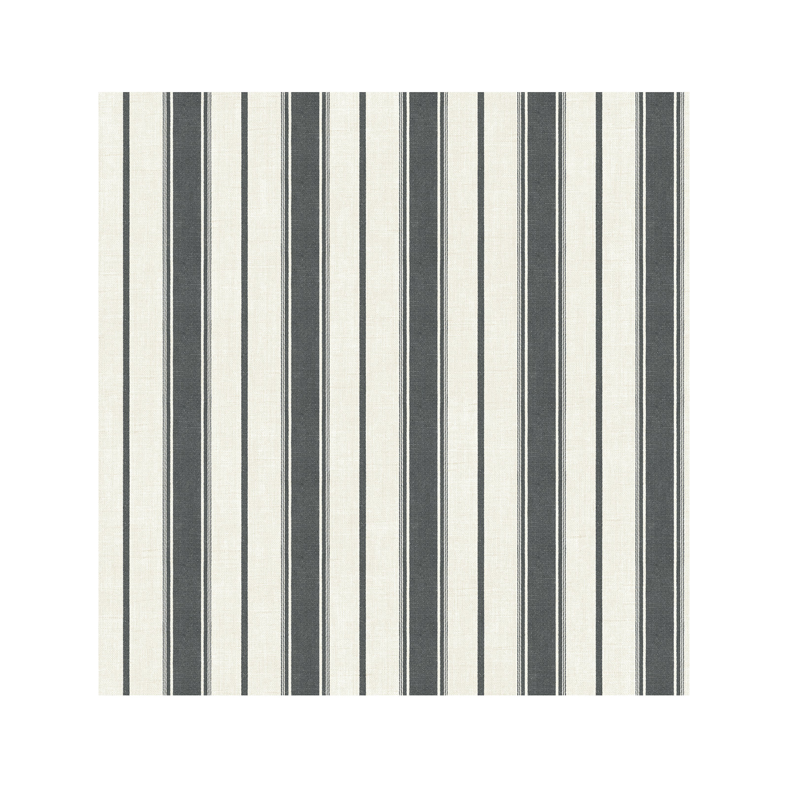 Leota Striped Wallpaper, Poppy Seed