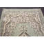 Tapis patchwork en laine rétro vert 53,5 x 98 po