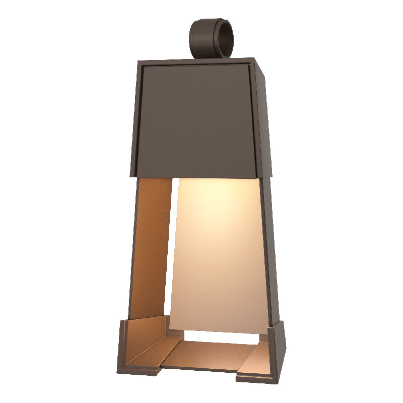 Revere Steel Wall Light, 19.1" H x 9.4" W x 4" D, Coastal Bronze, Coastal Burnished Steel