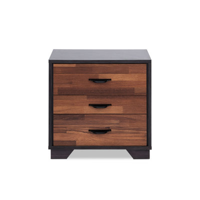 Graceful Walnut Accent Table With Drawers And Storage Splendid Of Functionality