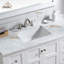 48 po X P 22 po P 35,4 po Meuble-lavabo H avec comptoir et lavabo blancs-611382402