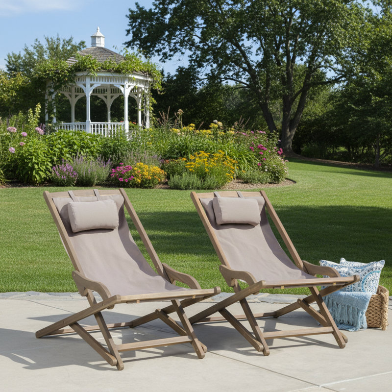 Grey Beach Swing Chair, 100% Polyester Canvas, Portable And Mobile, Comfortable With A Cushion, Suitable For Backyard, Beach, And Pool Use.
