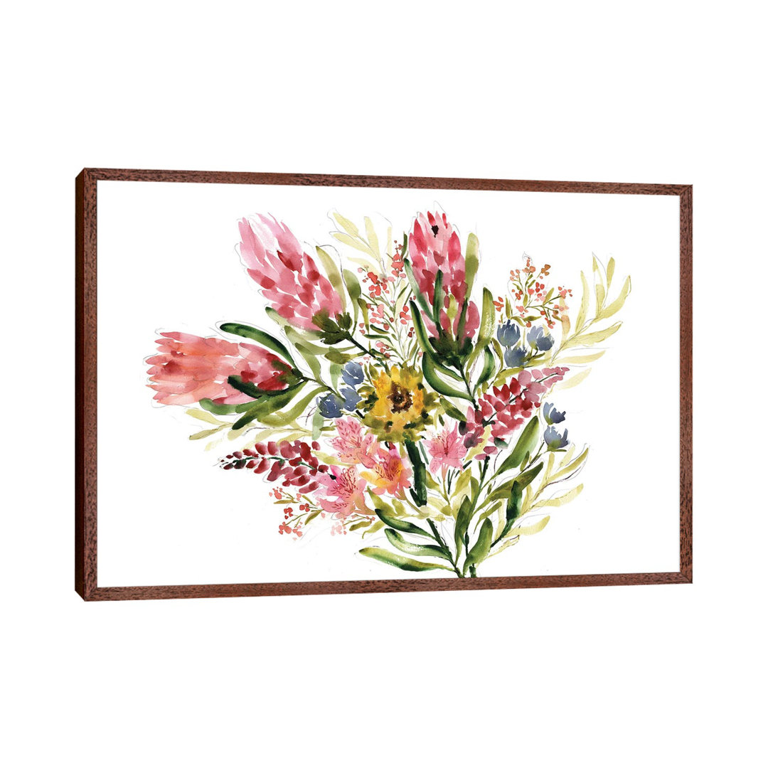 Protea Bouquet by Sara Berrenson - Gallery-Wrapped Canvas Giclée on Canvas