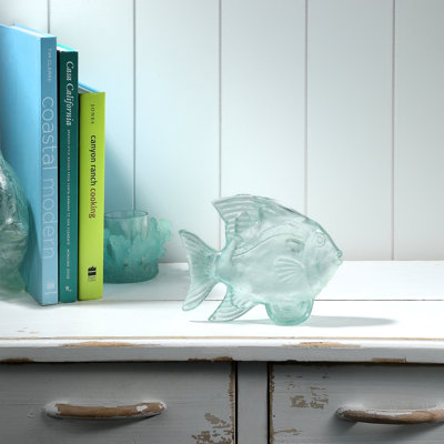 Poisson tropical en résine transparent 7 po