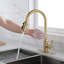 Robinet de cuisine tactile avec douchette extractible-121210039