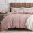 Essential Collection 100% Cotton Waffle Weave Duvet Cover Set-106246730-106246744