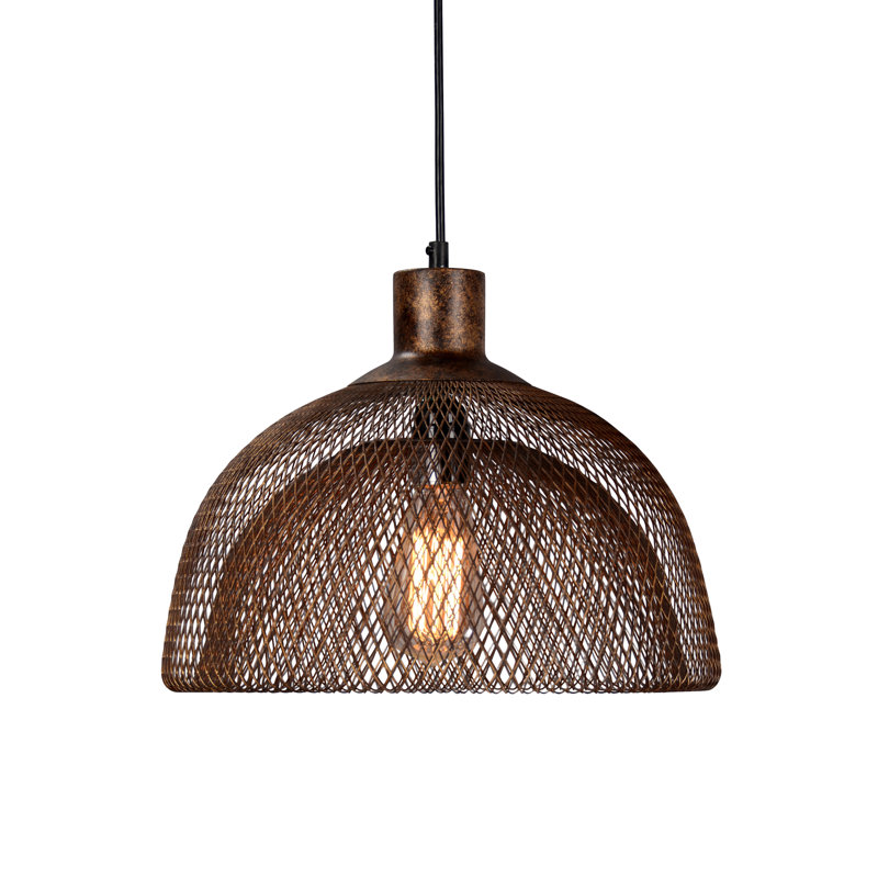 Gagliano 1 - Light Pendant, 13" H x 15" W x 15" D, Brown