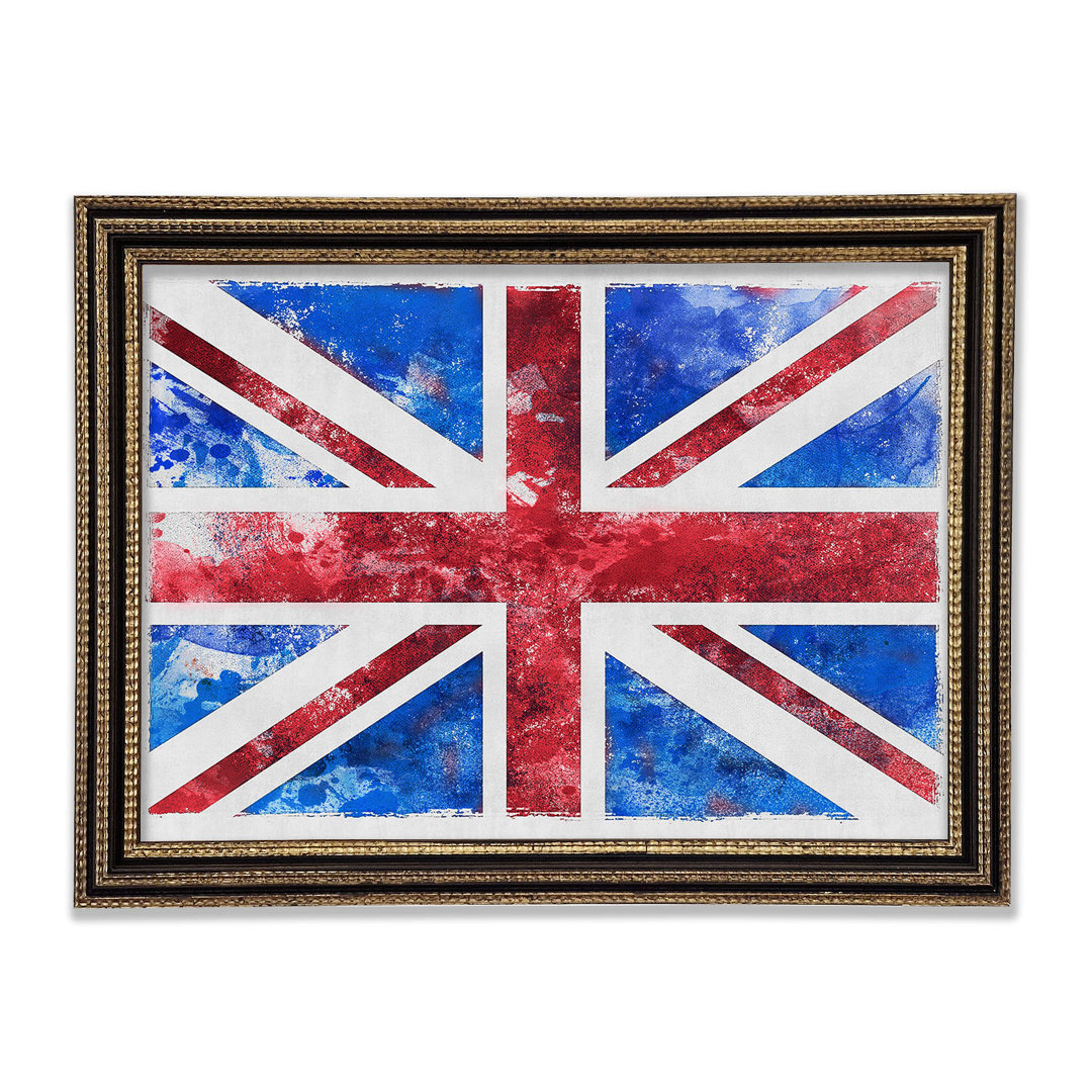 Union Jack Washed Out - Druck