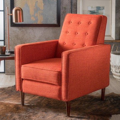 Canapé inclinable en tissu Mid-Century