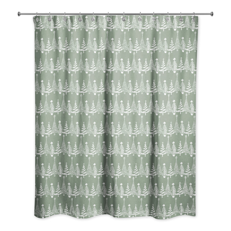 Rideau de douche simple Delmond