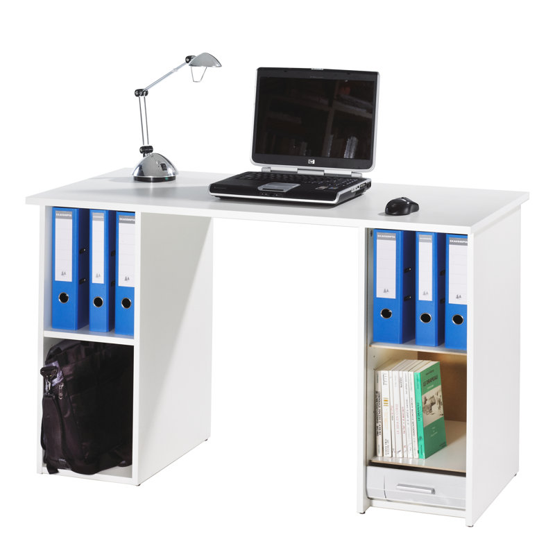 120cm W Rectangle Writing Desk, White