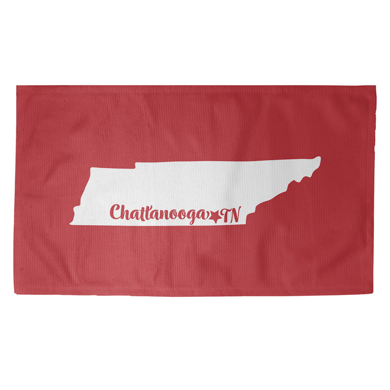 Tapis de zone rouge tennessee chattanooga, Rectangle 3 pi x 5 pi