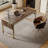 Rectangular Solid Wood with 3 drawers desk-109469996-109469992