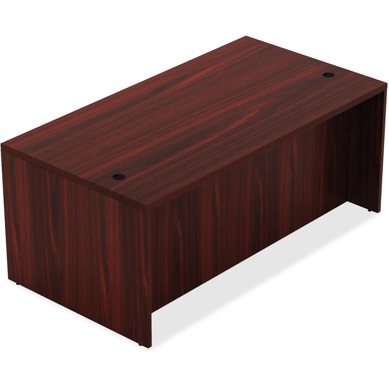 Bureau Zanger, Acajou, H 29,5 po x l 66,1 po x P 30 po