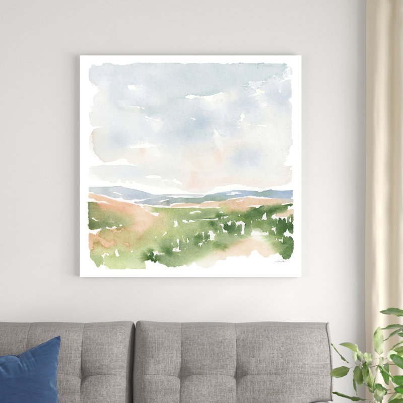 Paysage doux I, H 36 po x l 36 po x P 1,25 po