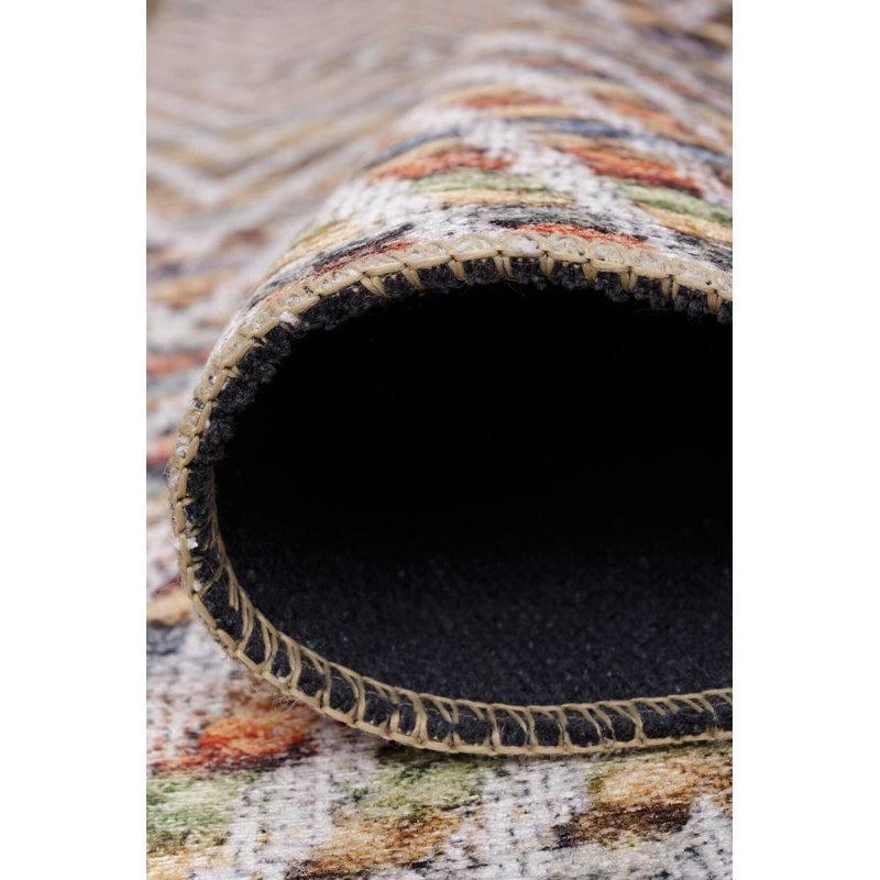 Dorian Modern Pattern Woven Base Decorative Multicolored Rug, Rectangle 8'2" x 11'5"