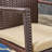 Mears 6 - Person Acacia Wicker Patio Dining Set with Rectangular Table