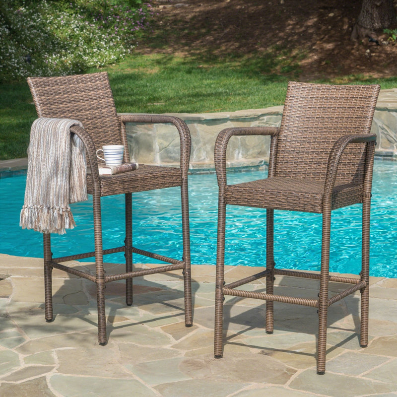 Tabouret Ixcotoyac, Brun