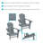 Candelario Fir Outdoor Adirondack Chair-393225840