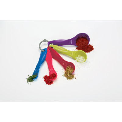 Colourworks 5-Piece Plastic Measuring Spoon Set