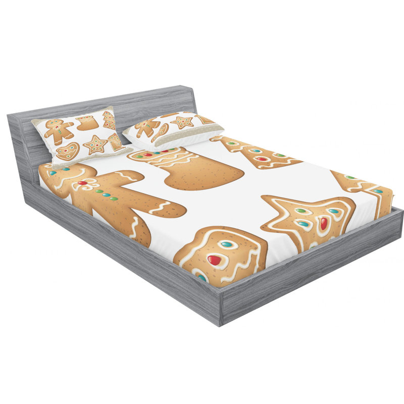 Microfiber Sheet Set, Queen Sheet Set + Fitted Sheet + 2 Pillowcases