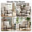 Lorentz Modern Farmhouse Accent Chair 25.5" Wide with Turned Wood and Solid Frame-867142254-867142253